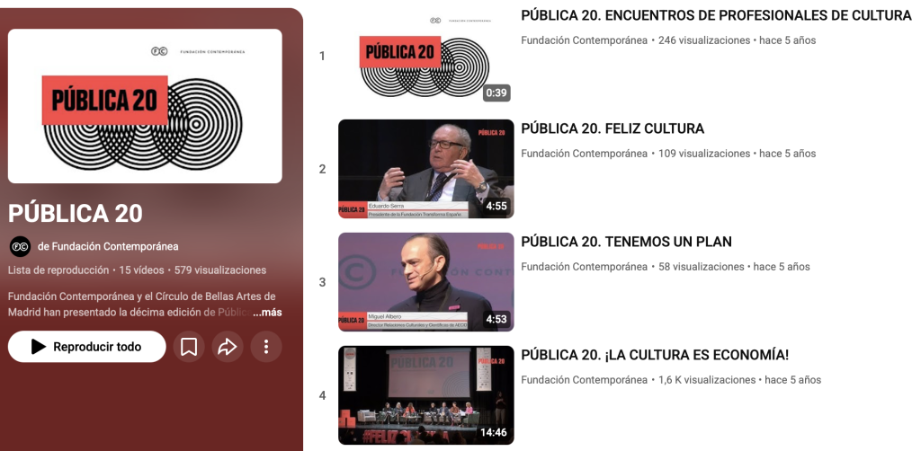 Todas las charlas de PÚBLICA20