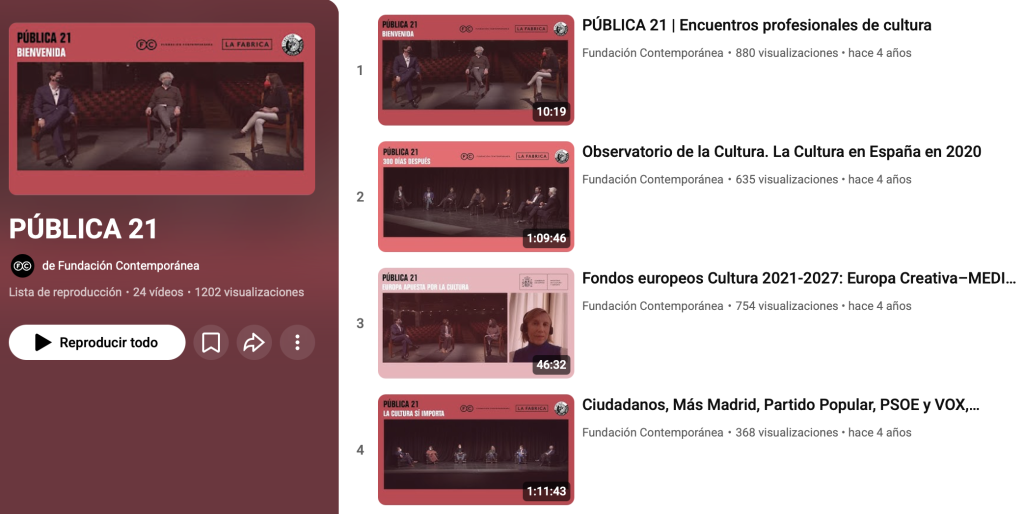 Todas las charlas de PÚBLICA21