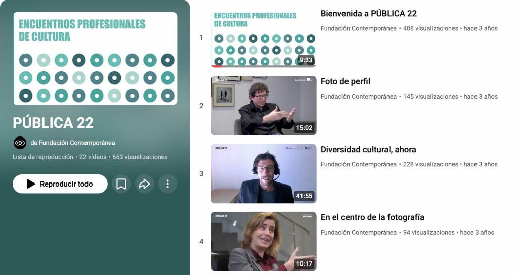 Todas las charlas de PÚBLICA22